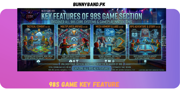 98S Game Key Feature in Pakistan
