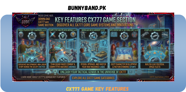 CX777 Game Key Feature in Pakistan
