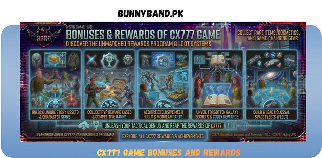 CX777 Game Bonuses And Rewards in Pakistan