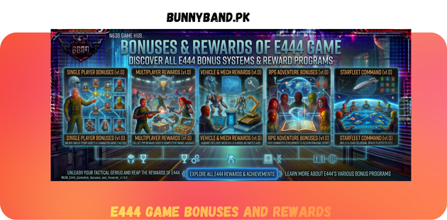 E444 Game Bonuses And Rewards in Pakistan