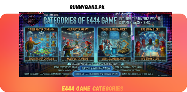 E444 Game Categories in Pakistan