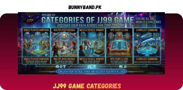 JJ99 Game Categories in Pakistan