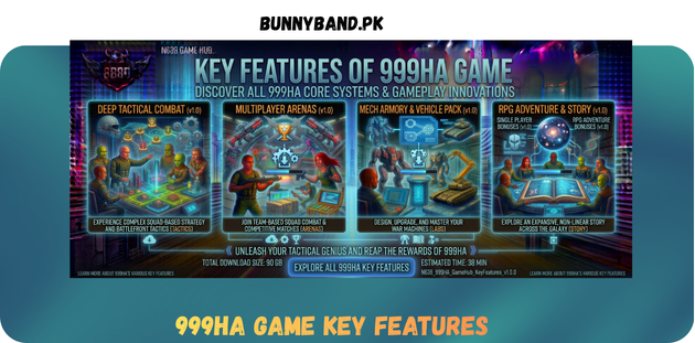 999HA Game Key Feature in Pakistan