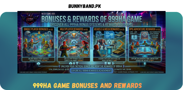 999HA Game Bonuses And Rewards in Pakistan