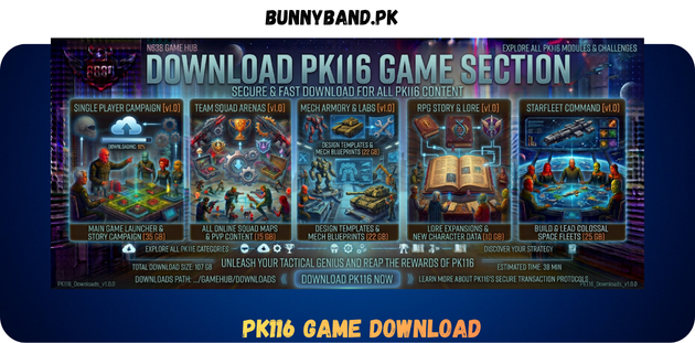 PK116 Game Download in Pakistan