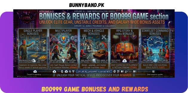 BOO999 Game Bonuses And Rewards in Pakistan