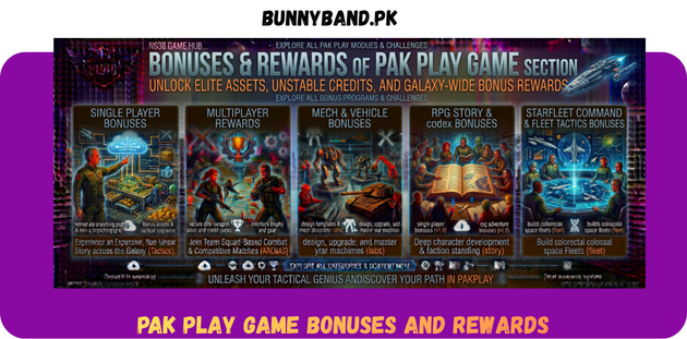 PAK PLAY Game Bonuses And Rewards in Pakistan