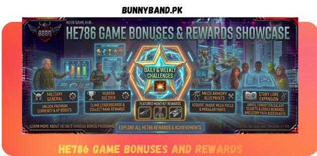 HE786 Game Bonuses And Rewards in Pakistan