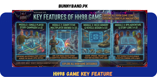 HH98 Game Key Feature in Pakistan