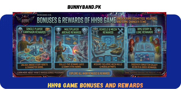 HH98 Game Bonuses And Rewards in Pakistan