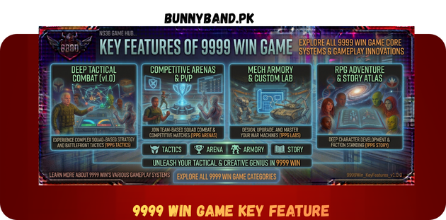 9999 Win Game Key Feature in Pakistan