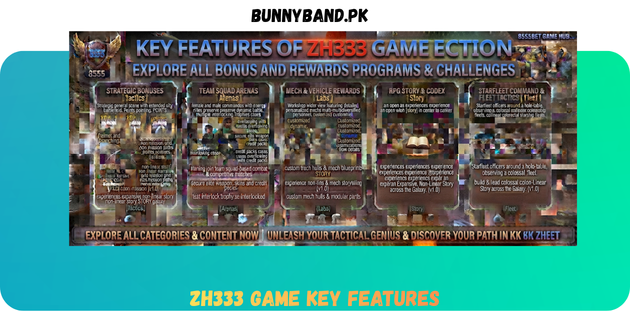ZH333 Game Key Feature in Pakistan