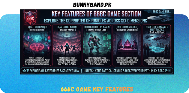 666C Game Key Feature in Pakistan