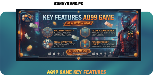 AQ99 Game Key Feature in Pakistan