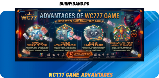 WC777 Game Advantages in Pakistan