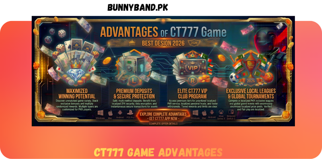 CT777 Game Advantages in Pakistan
