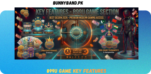 899U Game Key Feature in Pakistan