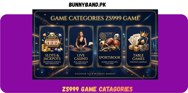 ZS999 Game Categories in Pakistan